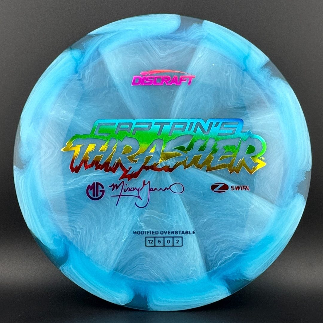 Swirly Z Captain's Thrasher - Missy Gannon 2026 Discraft