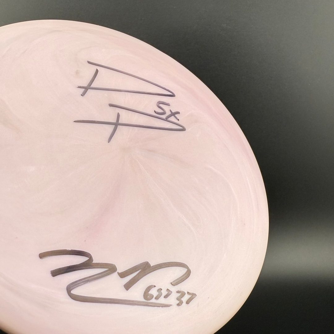 Swirl ESP Mini Buzzz 6" Mini *Signed* - Paige Pierce Nate Perkins Discraft