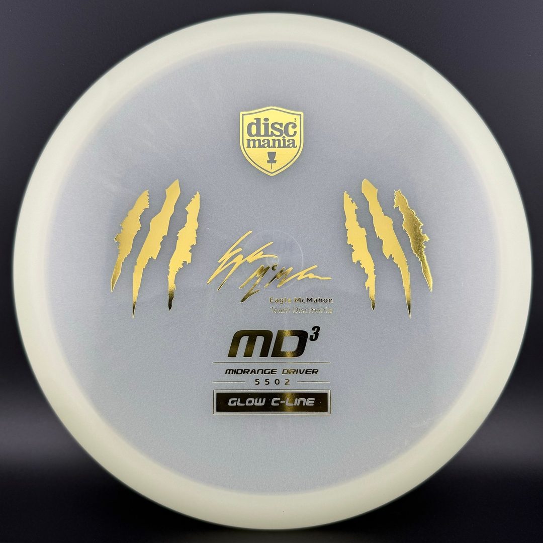 Glow C-Line MD3 - 5502 Claw Run Penned Eagle McMahon Sig Series Discmania