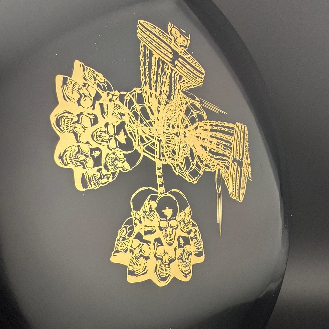 Black Star Firebird - Misprint - Skull Basket by Skeet Designs Innova