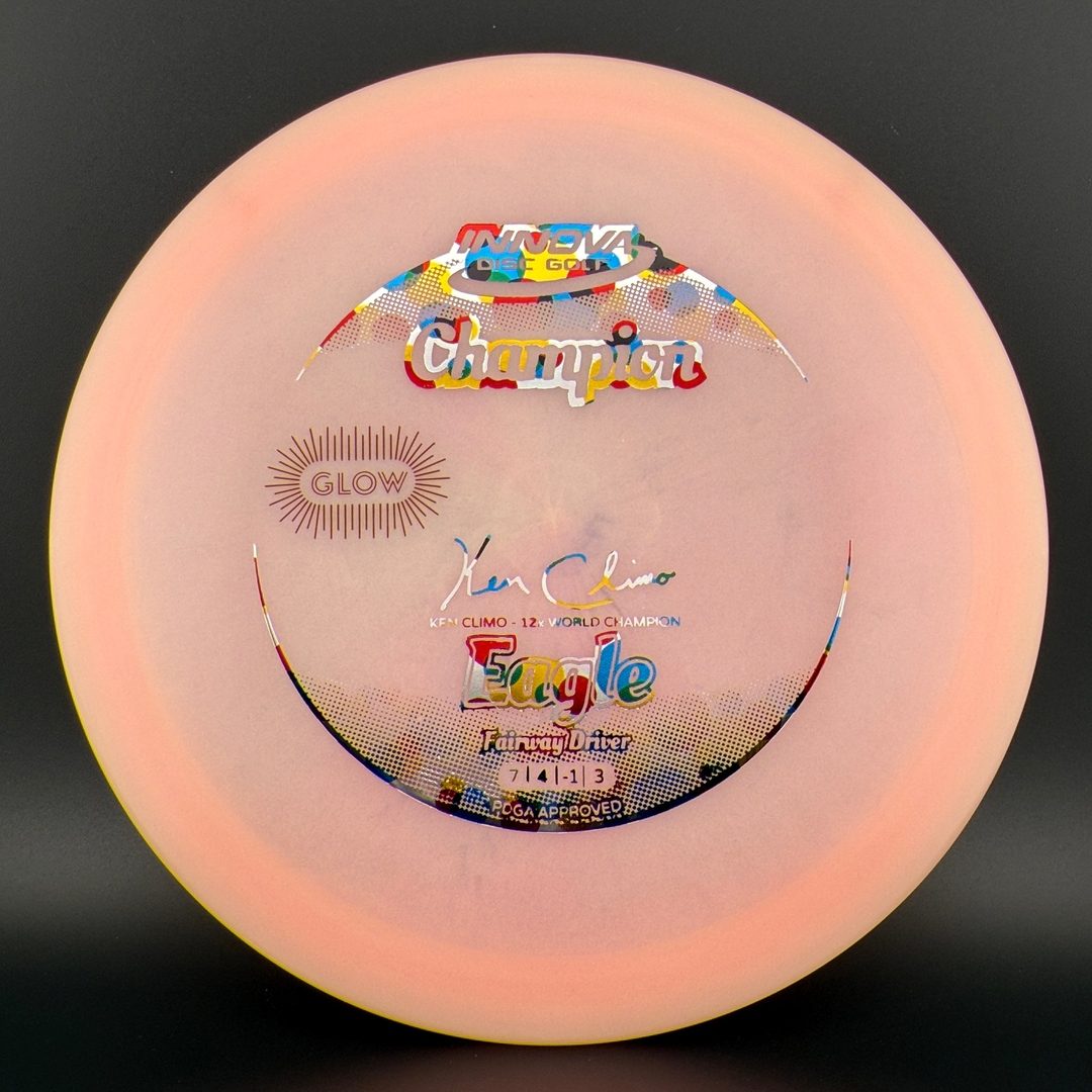 Classic Color Glow Champion Eagle - Ken Climo 12x Innova
