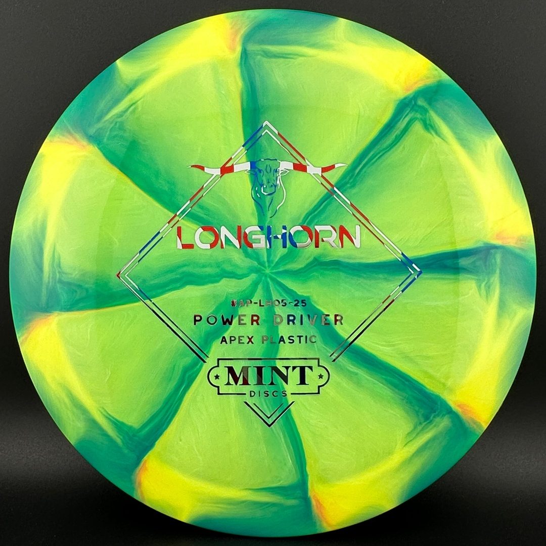 Swirly Apex Longhorn MINT Discs