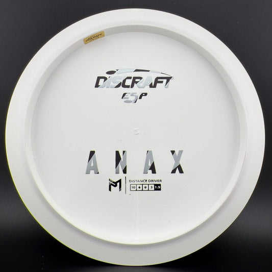 White ESP Anax - Bottom Stamp Dyer's Delight - Paul McBeth Discraft