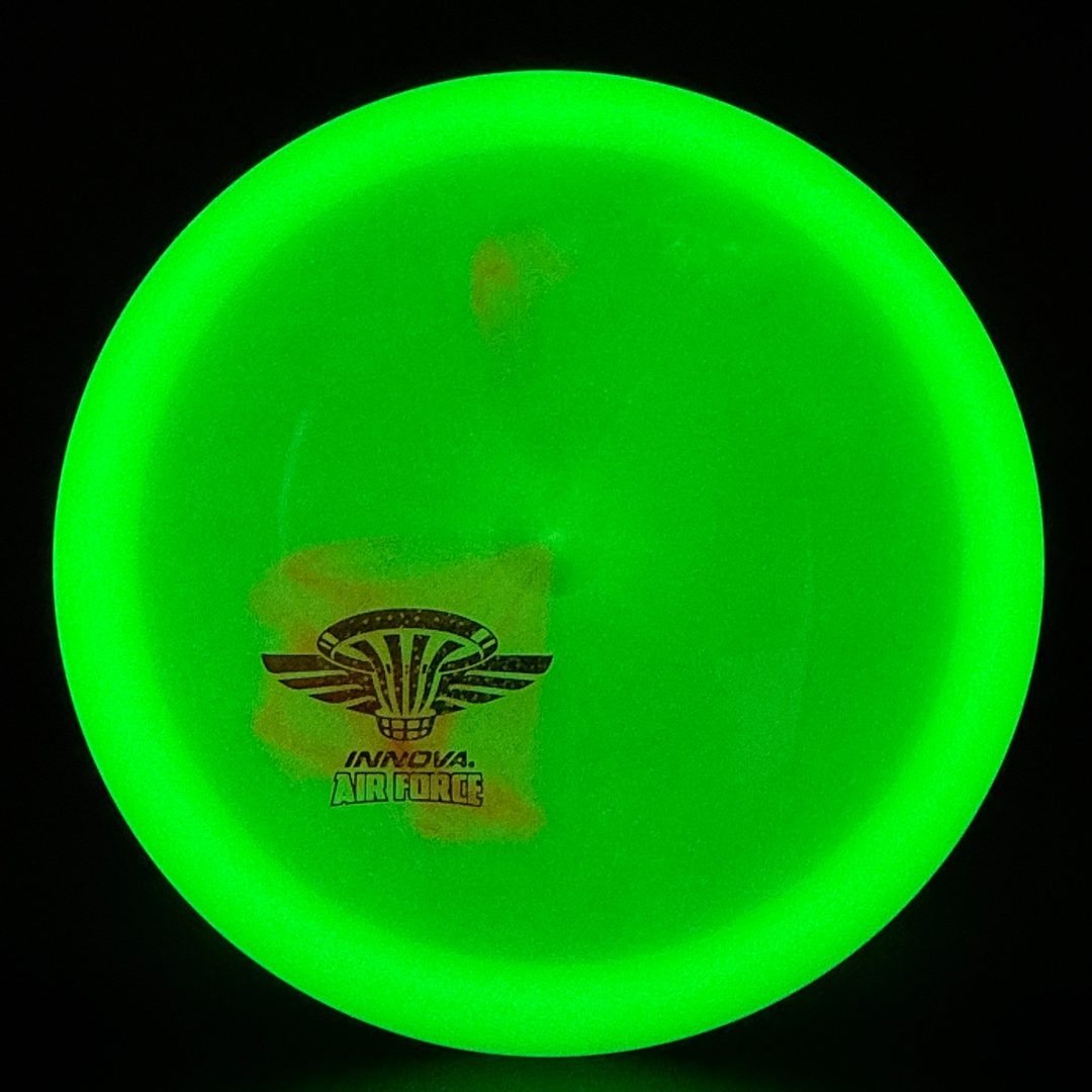 Swirly Glow Champion Firebird - Limited Air Force Stamp Innova
