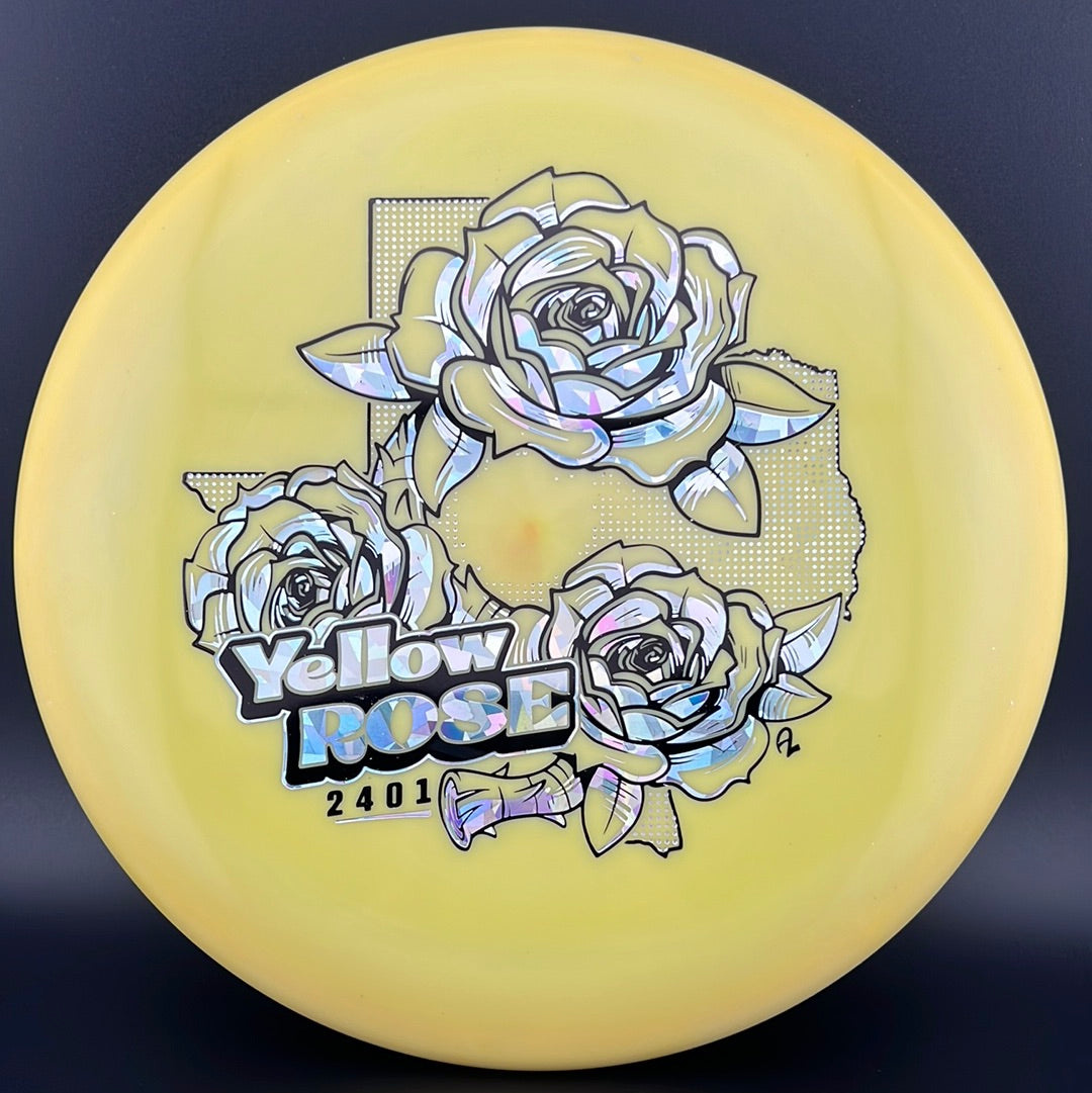 Bravo Yellow Rose - First Run Lone Star Discs
