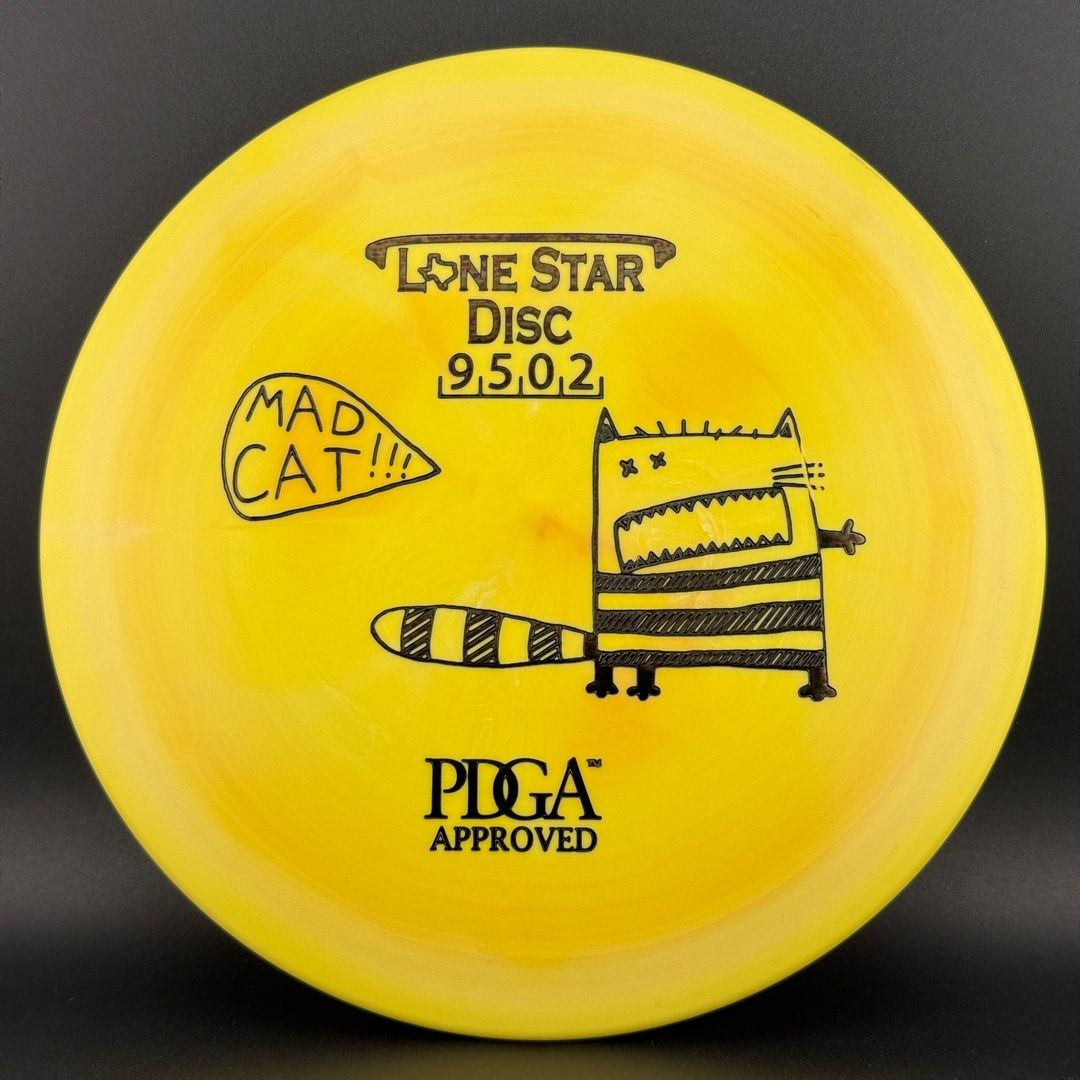 Bravo Mad Cat - Old Run Embossed LSM Lone Star Discs
