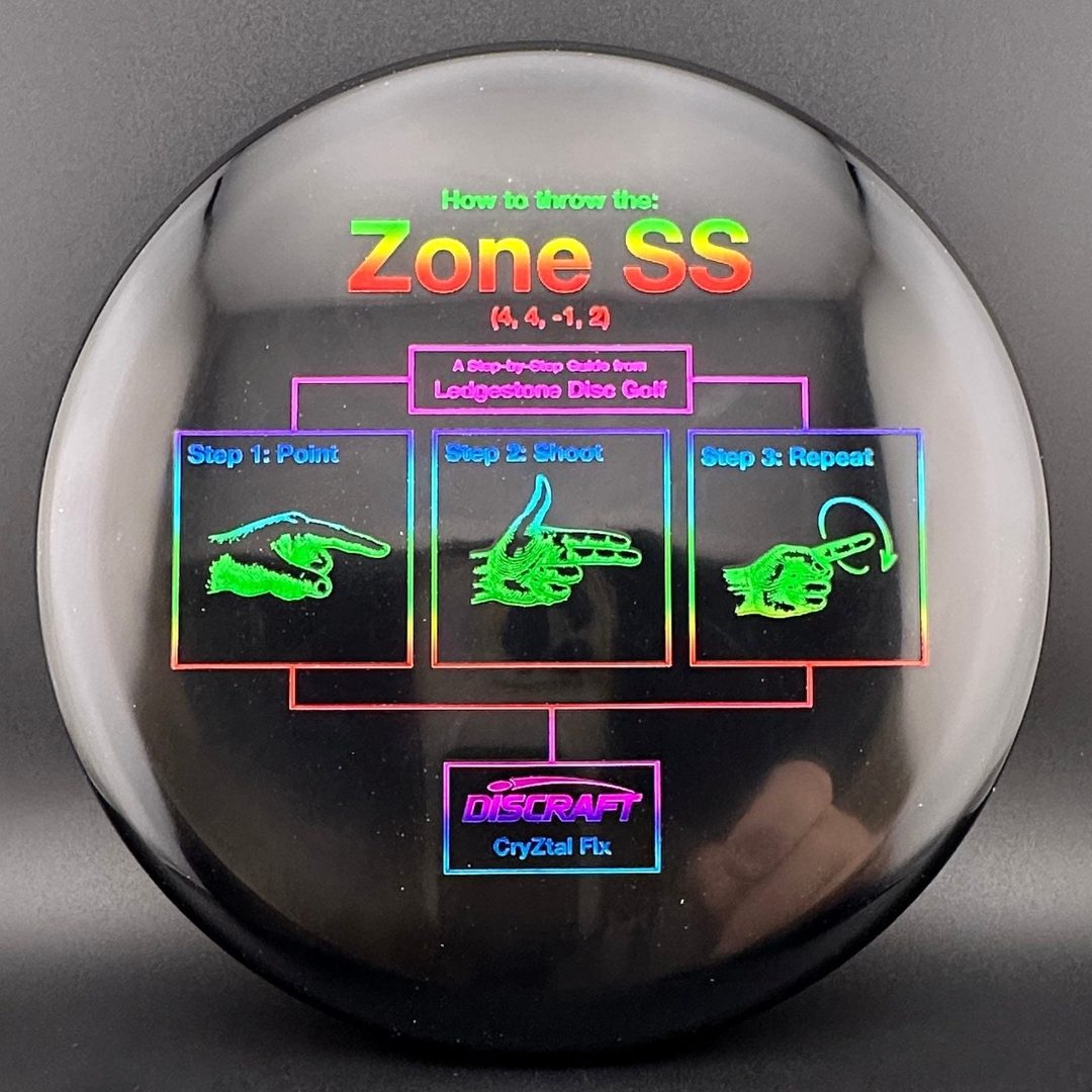 Cryztal Flx Zone SS - Step-By-Step - Ledgestone 2025 Discraft