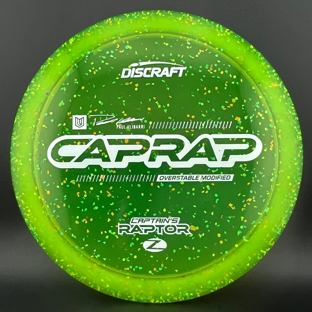 Confetti Z Captain's Raptor - Paul Ulibarri 2026 Discraft