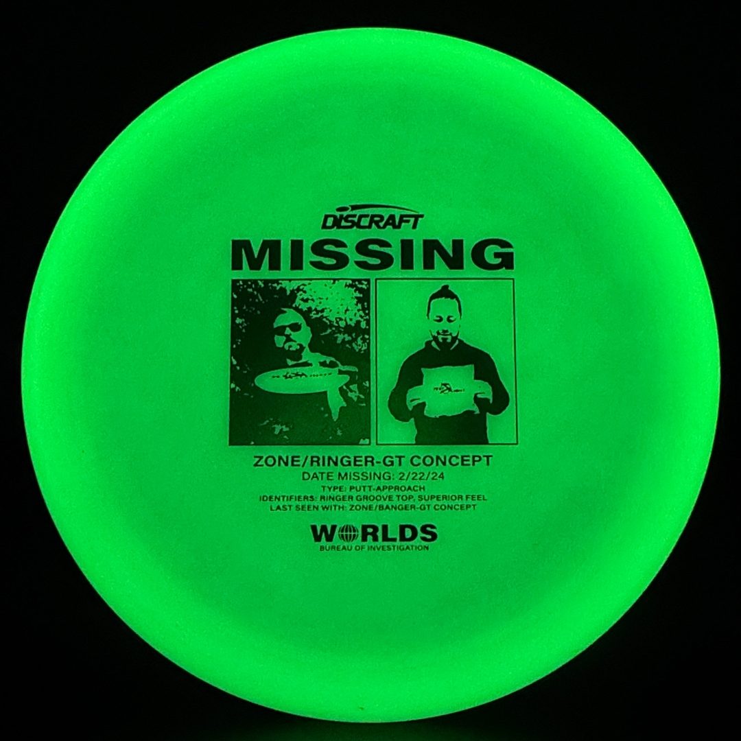 Glo ESP Zone GT Ringer Top - Missing - Worlds 2024 Discraft