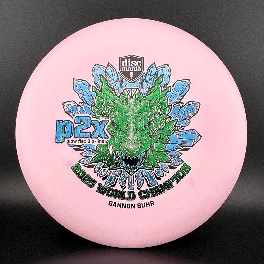 Glow P-Line P2x Flex 3 - Gannon Buhr 2025 World Champion Discmania