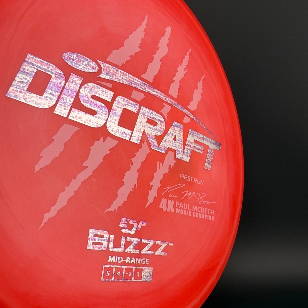 Swirly ESP Buzzz First Run - Paul McBeth 4x Claws - Hot Pink Discraft
