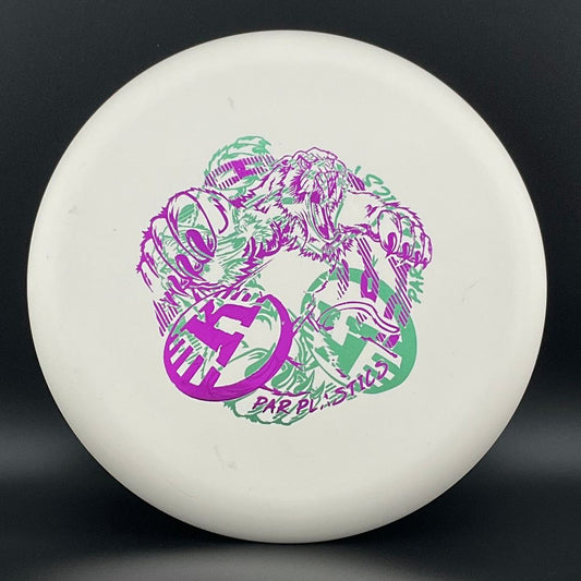 K3 Reko 2023 - White - "Sabertooth" Stamp from Par Plastics - Dyer's Delight! Kastaplast