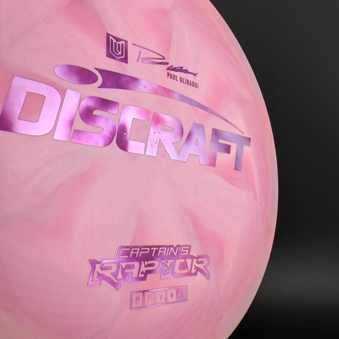 ESP Swirl Captain's Raptor - 2022 Uli *Gibson Stash* Jumpman Discraft