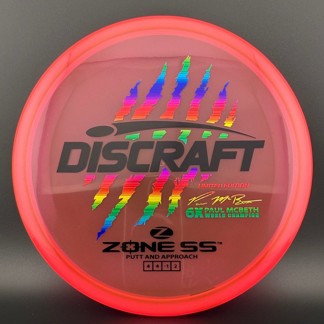 Z Zone SS - Paul McBeth 6x Claws Limited Edition Discraft
