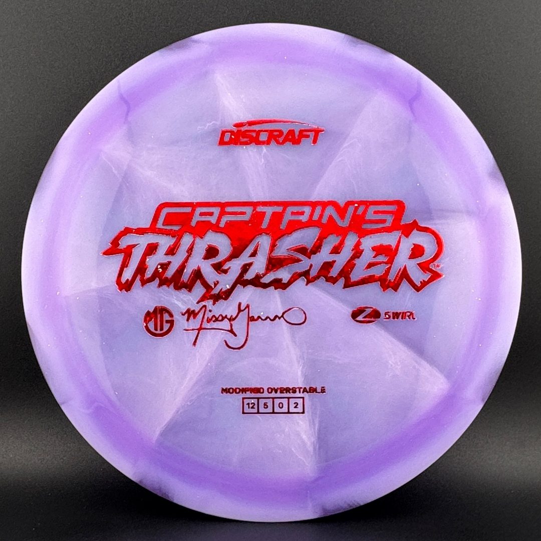 Swirly Z Captain's Thrasher - Missy Gannon 2026 Discraft