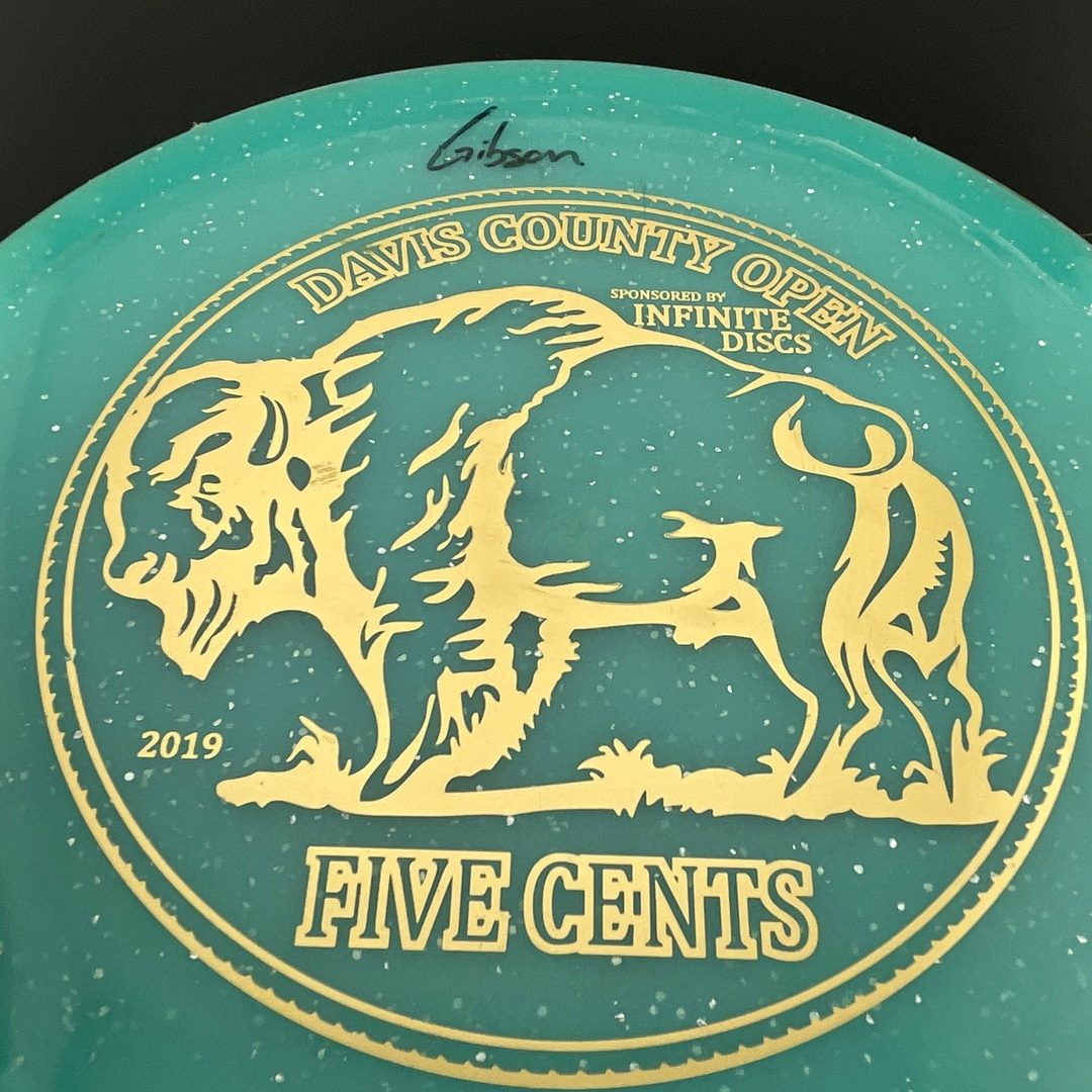 Metal Flake Glow C-Blend Scepter - Tournament Stamp *Gibson Stash Used* Infinite Discs