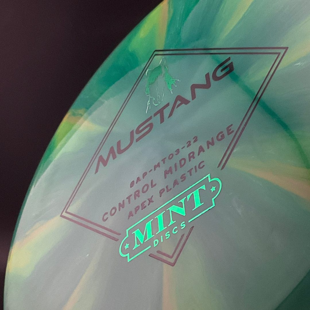 Swirly Apex Mustang - 2022 Run MINT Discs