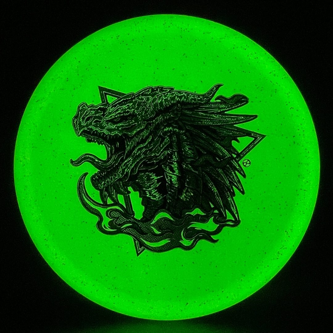 Metal Flake Glow C-Blend Chariot - Infinite Dragon Triple Foil Infinite Discs