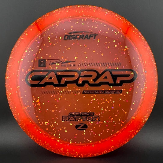 Confetti Z Captain's Raptor - Paul Ulibarri 2026 Discraft
