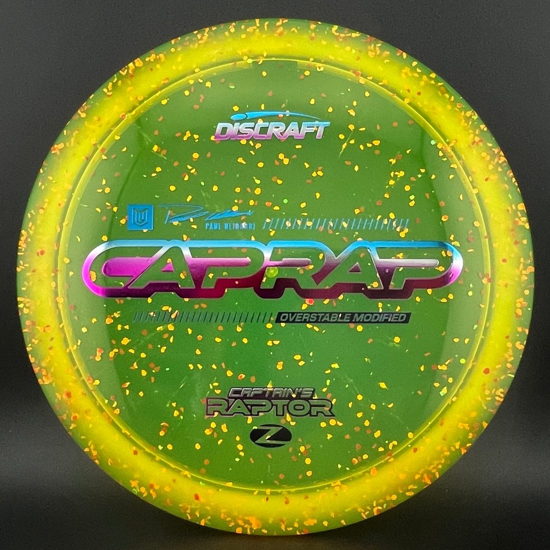 Confetti Z Captain's Raptor - Paul Ulibarri 2026 Discraft
