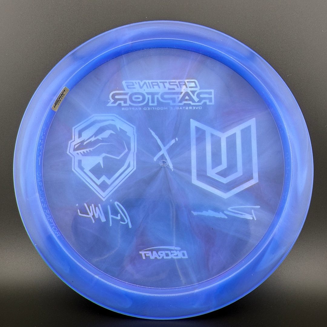 Z Swirl Captain's Raptor - Ulibarri x Wysocki Collab Edition Discraft