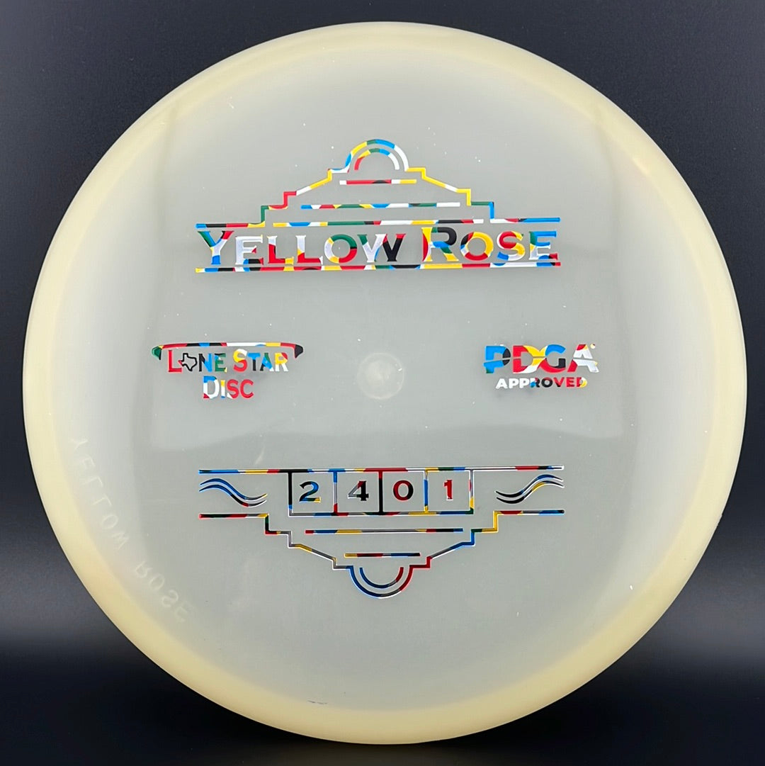 Bravo Glow Yellow Rose - First Run Lone Star Discs