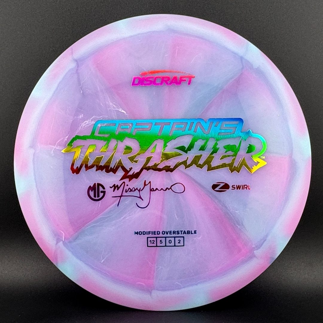 Swirly Z Captain's Thrasher - Missy Gannon 2026 Discraft