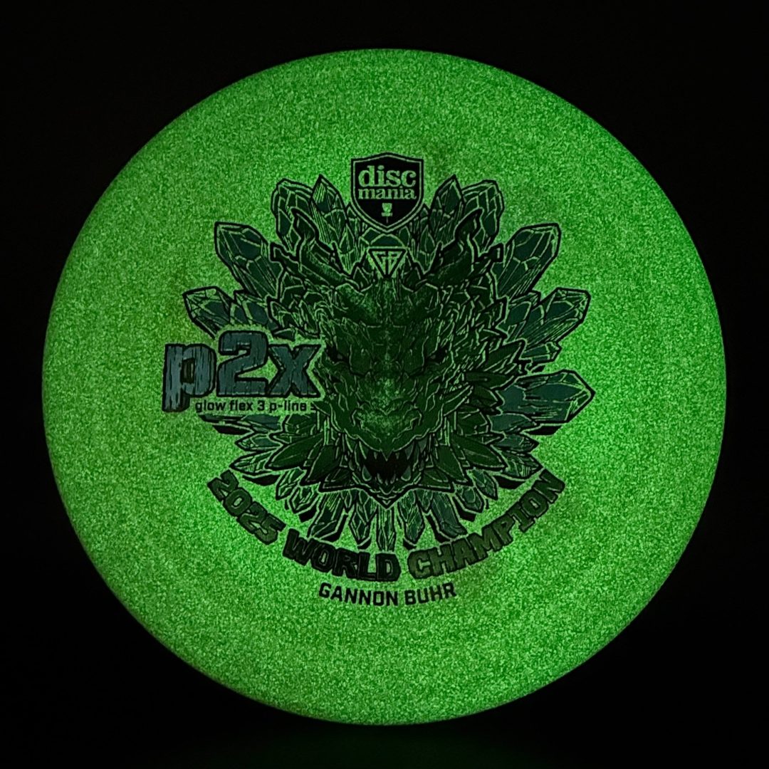 Glow P-Line P2x Flex 3 - Gannon Buhr 2025 World Champion Discmania