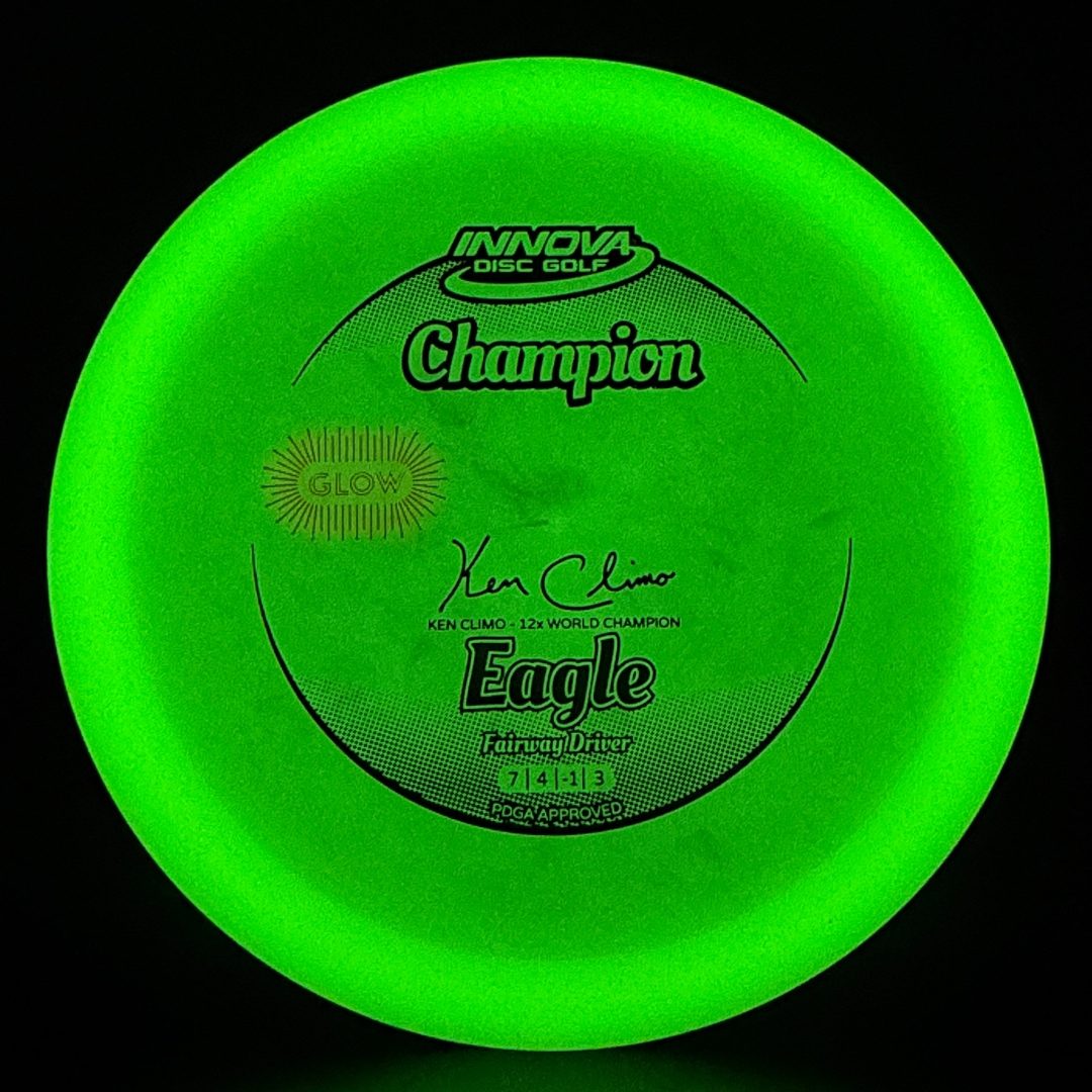 Classic Color Glow Champion Eagle - Ken Climo 12x Innova