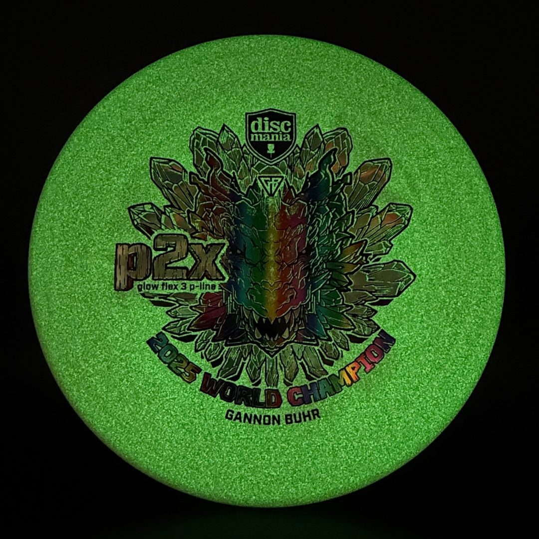Glow P-Line P2x Flex 3 - Gannon Buhr 2025 World Champion Discmania