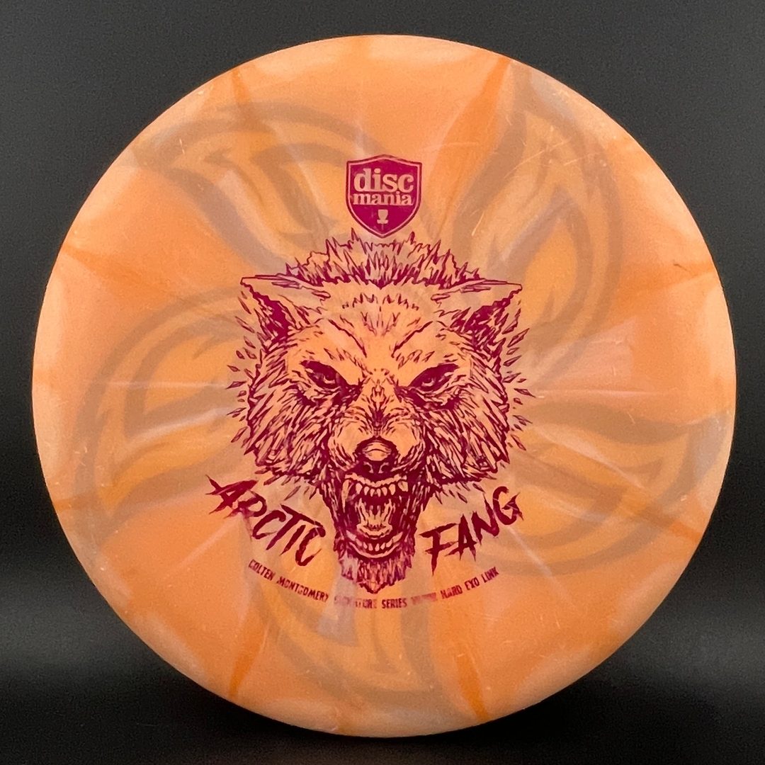Vapor Hard Exo Link - Arctic Fang Peach Lore Dyed *Colten Stash Used* Discmania