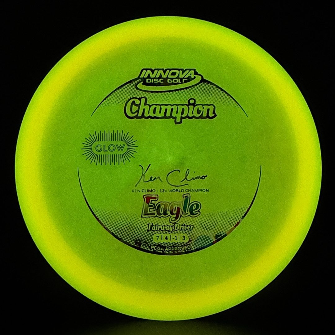 Classic Color Glow Champion Eagle - Ken Climo 12x Innova