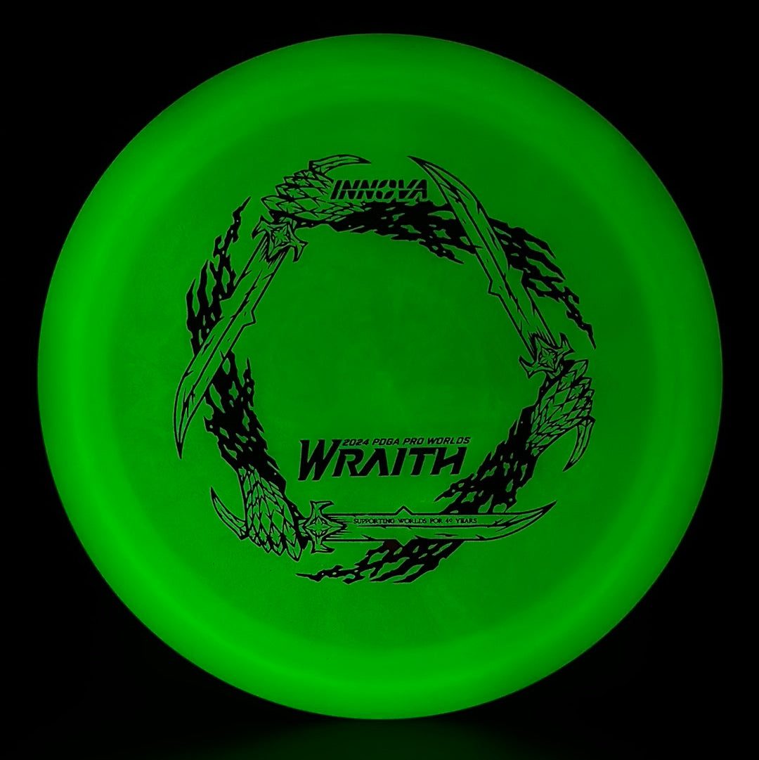 Color Glow Champion Wraith - 2024 PDGA Pro Worlds Innova