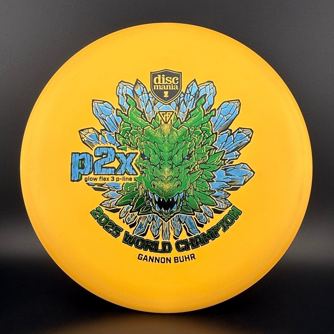 Glow P-Line P2x Flex 3 - Gannon Buhr 2025 World Champion Discmania