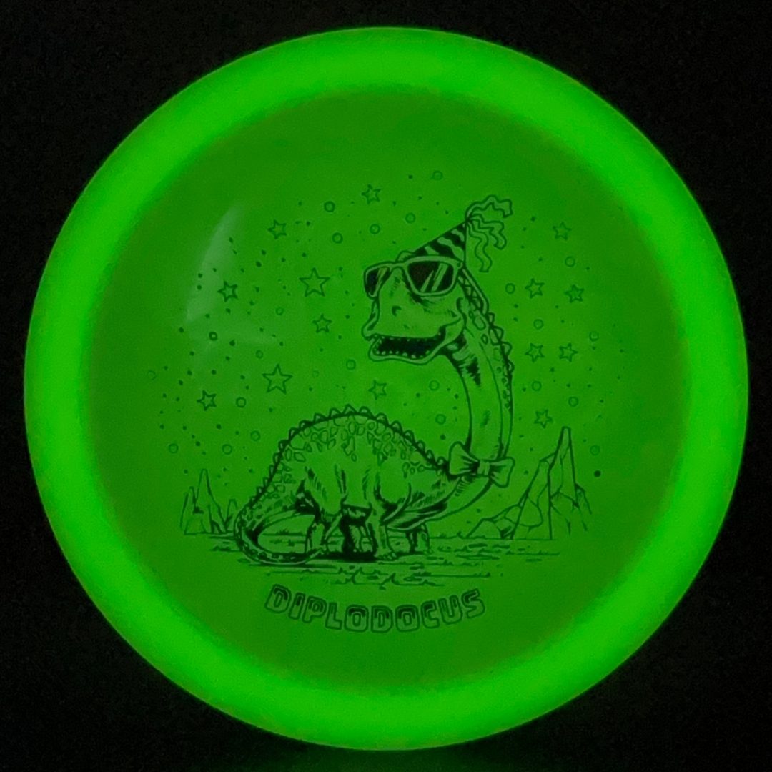 Glow Egg Shell Diplodocus - Special Edition Dino Discs
