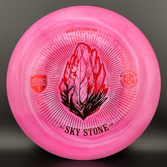 Swirly S-line PD2 First Run - "Sky Stone" MB '23 - 303 Open Bottom Stamp Discmania