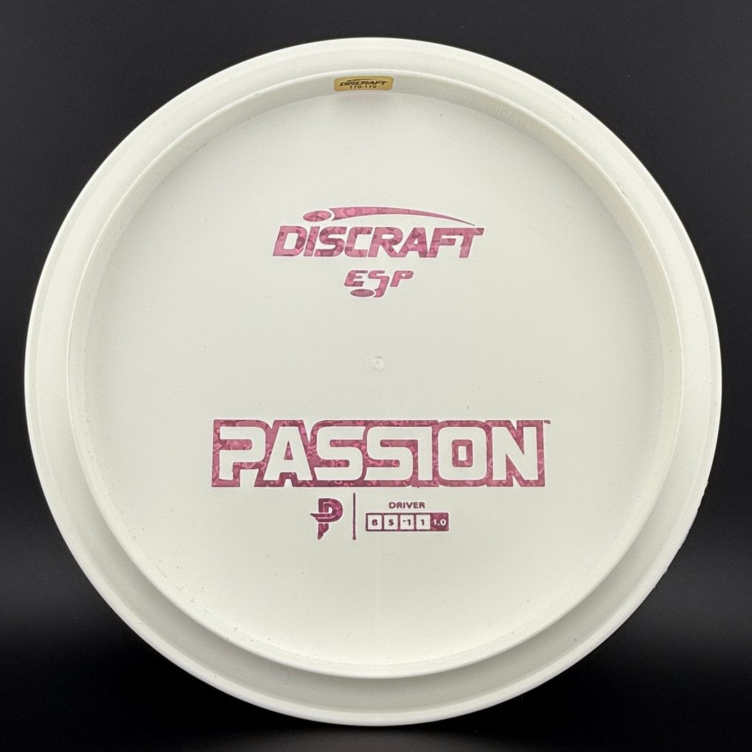 White ESP Passion - Bottom Stamp Dyer's Delight Discraft