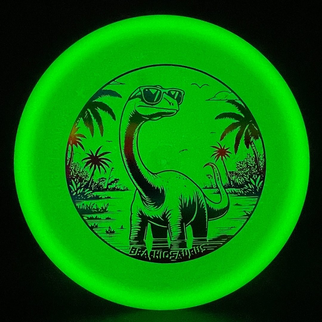Glow Egg Shell Brachiosaurus - Special Edition Dino Discs