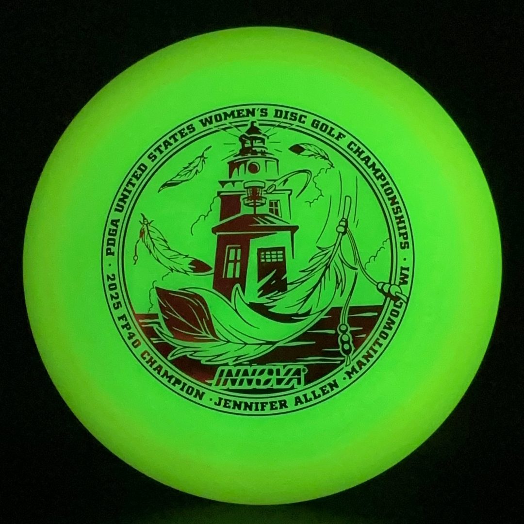 Champion Color Glow Teebird - Jen Allen 2025 USWDGC Champion Innova