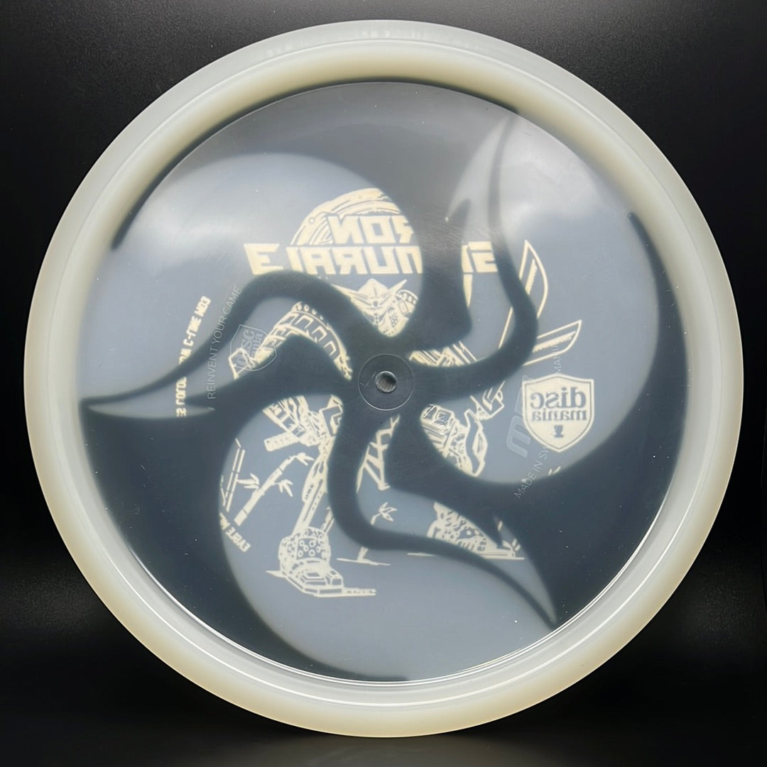 Iron Samurai 3 - Clear Glow MD3 - Offical Huk Tri Fly RARE! Discmania