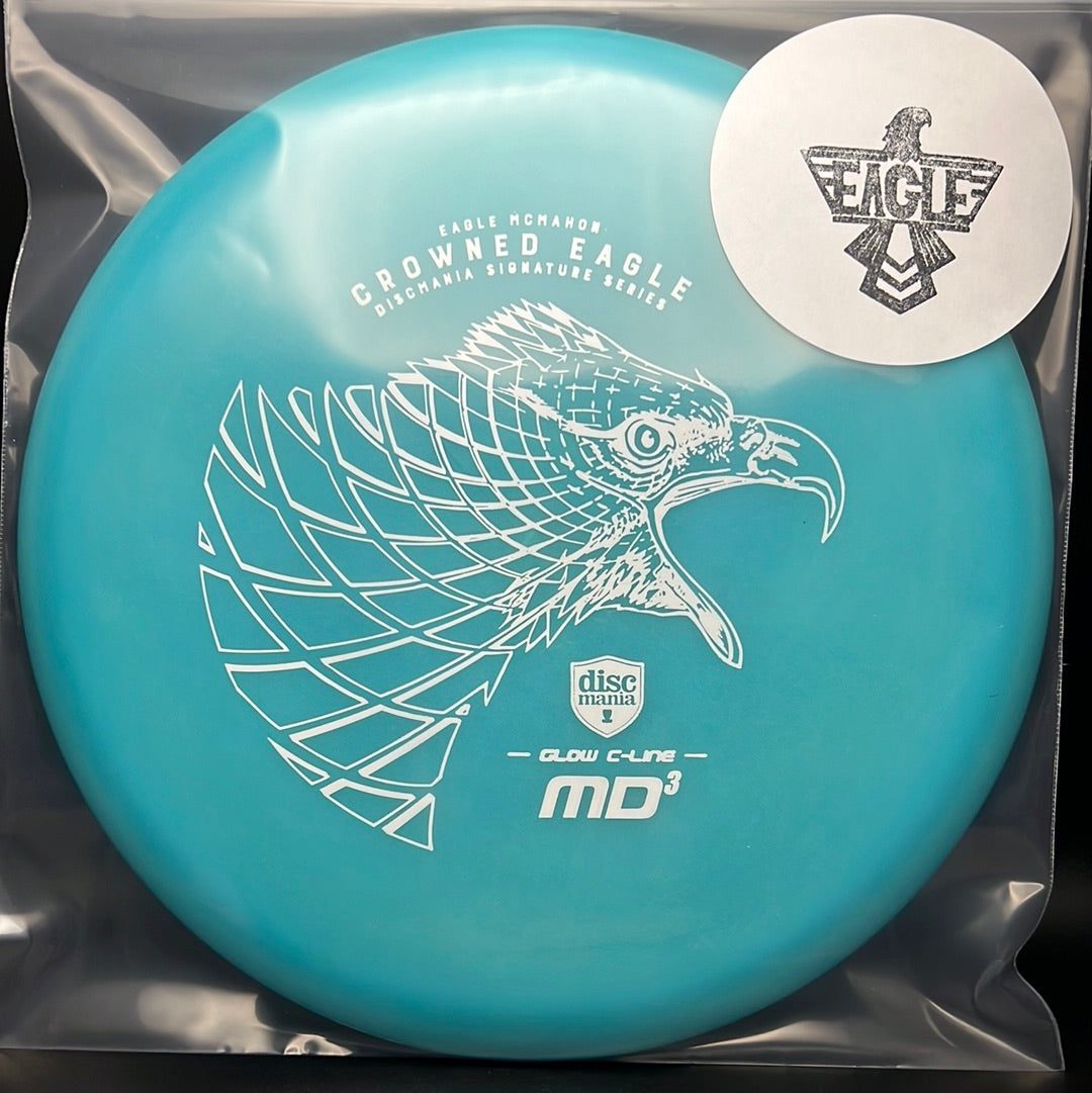 Glow C-Line MD3 *Eagle Stash* - Crowned Eagle - Blue - Eagle McMahon Sig Series Discmania