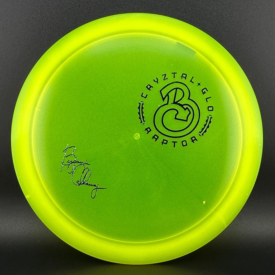 CryZtal Glo Raptor - Ben Callaway Discraft