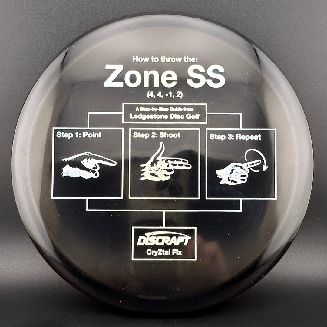 Cryztal Flx Zone SS - Step-By-Step - Ledgestone 2025 Discraft