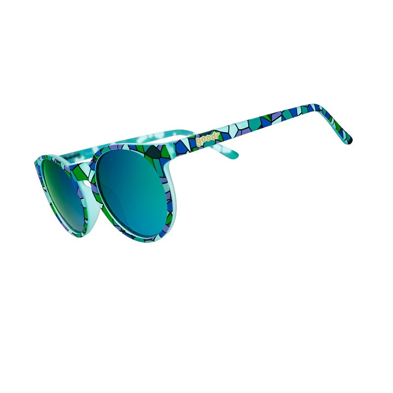 "Moody Mosaic Musings” Limited Circle G Polarized Sunglasses Goodr