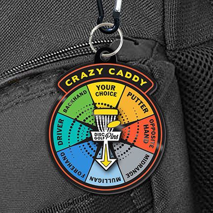 Crazy Caddy Game - Keychain Disc Golf Game Disc Golf Pins