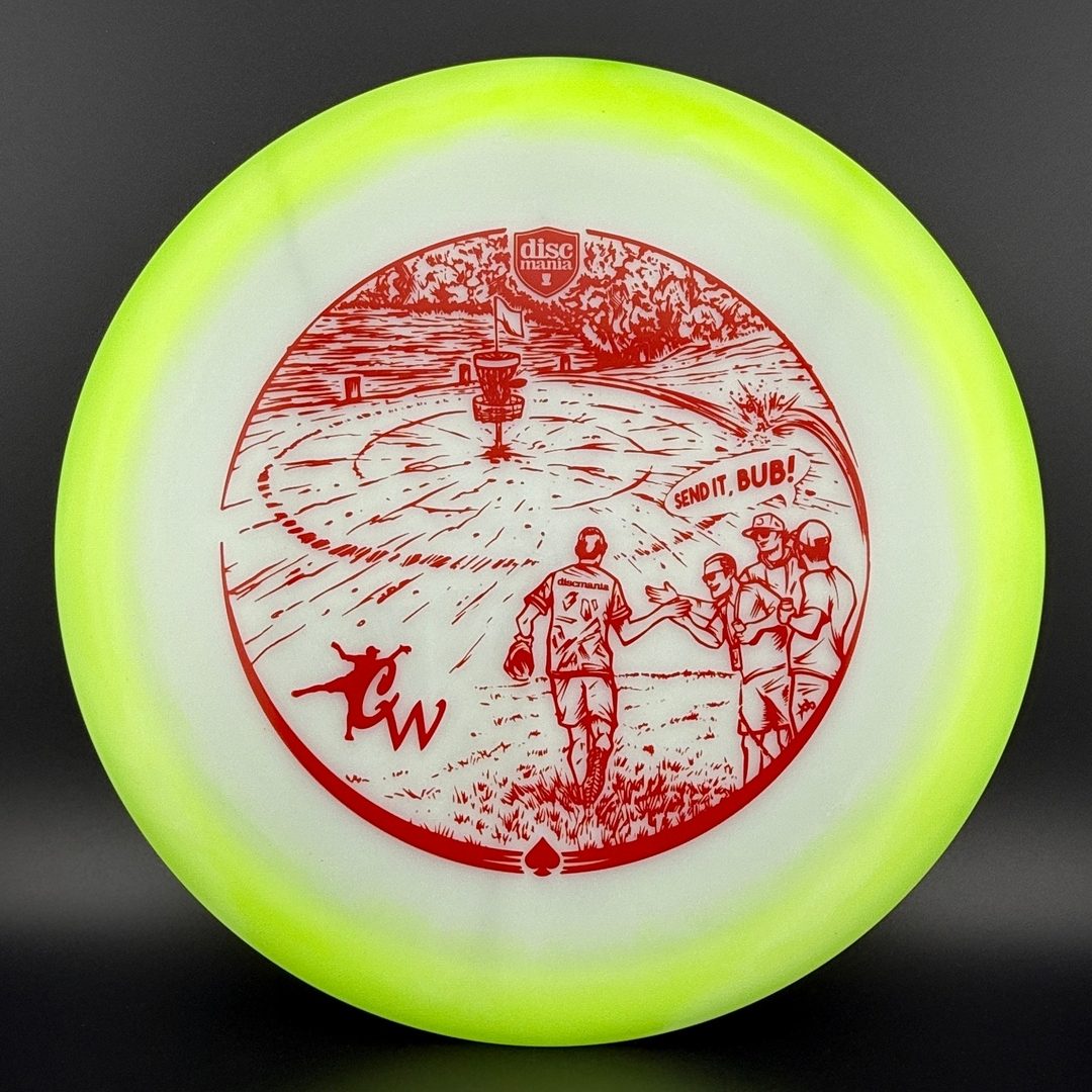 Color Glow Horizon C-Line FD1 - Casey White Send It Bub! Discmania