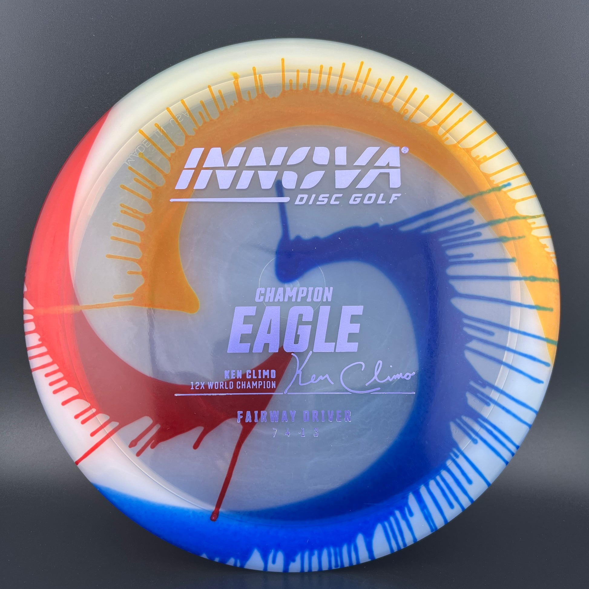 I-Dye Champion Eagle - Ken Climo 12x Innova