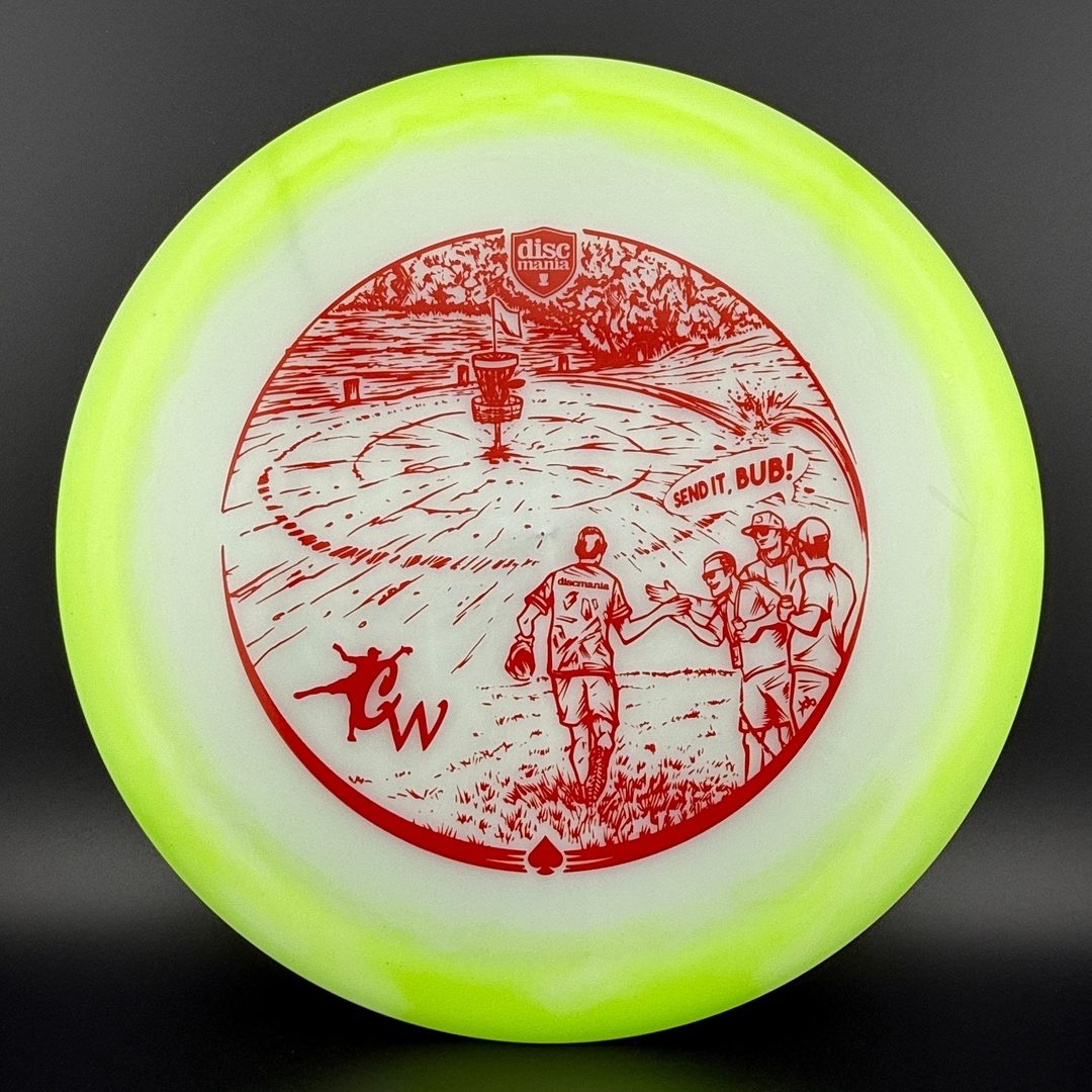 Color Glow Horizon C-Line FD1 - Casey White Send It Bub! Discmania