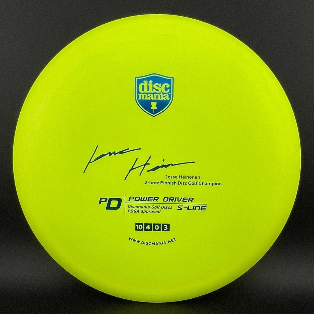 P-Line PD Penned - Heinonen 2x S-Line Stamp *Colten Stash* Discmania