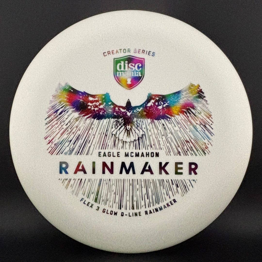 Glow D-Line Flex 3 Rainmaker - Eagle McMahon Creator Series *Colten Stash* Discmania